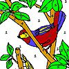 Play Fly and bird on the tree coloring