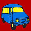 Play Weird minibus coloring