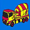 Heavy Construction truck coloring