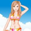 Play A day at the beach dress up