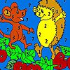 Hedgehog and mouse coloring