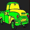 Play Fast yellow truck coloring