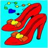 Play womens shoes coloring