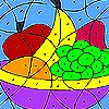 Play Colorful fruits coloring
