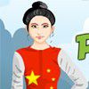 Peppy Patriotic China Girl