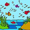 Play Colorful ocean fishes coloring