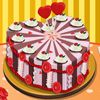 Lovers Anniversary Cake Decor