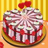 Lovers Anniversary Cake Decor