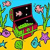 Play Little fishes in the box coloring