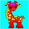 Play giraffe coloring