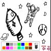 Play Space Coloring Book