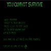 Play You cannot survive