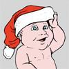 Play Baby Christmas Coloring Page