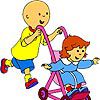 Play Caillou coloring