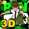 3D Ben10 Sliding Puzzle