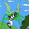 Play Fly alien coloring