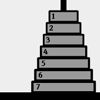 Play Learn to Solve the Tower of Hanoi