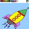 Play rocket coloring game
