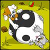 Play Yin Yang Puppy and Kitty Coloring Game