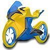 Play Fast motorcycle coloring