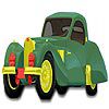 Play Yellow classic car coloring