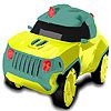Play Green jeep coloring