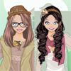Play Boho Chic Sisters dress up game