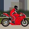 Play Red Motorcycle