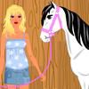 Play Girl with Horse Dressup
