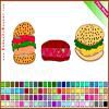 Play Burger Coloring