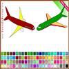 Play Aeroplane Coloring