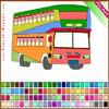 Play Double Decker Bus Coloring
