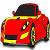 Play Superb red car coloring