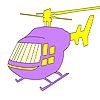 Play Easy helicopter coloring