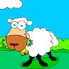 Coloring funny sheep