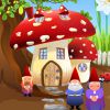 Play Mushroom House Decoration
