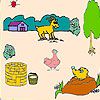 Play Mole in the farm coloring