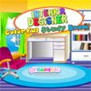 Play Interior Designer: Colorful Study Room