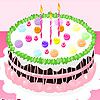 Strawberry birthday cake design