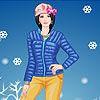 Play Walking in snow dress up