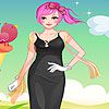 Pink haired girl dress up