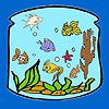 Play Lantern In the fishes coloring