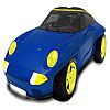 Play Grand fast blue car coloring