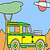 Play Big mountain jeep coloring