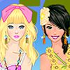 Play bff in the beach dress up game
