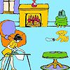 Play Lisa at home coloring