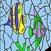 Play Oceanic fishes coloring