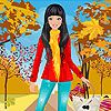 Play Red coat girl dress up
