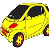 Fast wheel  car coloring