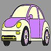 Play Purple old model car coloring